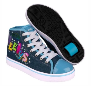 Heelys Veloz Schuhe mit Rollen | Denim Multi