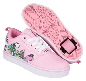 Heelys Pro Prints Hello Kitty Schuhe mit Rollen | Pink White