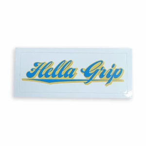 Hella Grip Logo Aufkleber | Blue Yellow