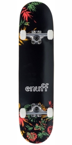 Enuff Floral Skateboard | 7.75" Orange