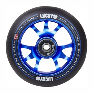 Lucky Toaster 100mm Stunt Scooter Rolle Wheel | Black Blue