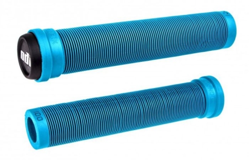 ODI Longneck soft 160mm gripy rączki hulajnogi wyczynowej bmx grips griffe bmx stunt scooter Light Blue Teal.jpg