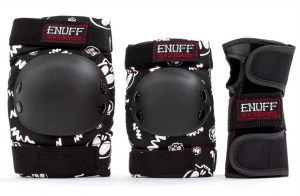 Enuff Skulls Junior Protektoren Set | Black