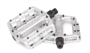 Salt Slim BMX Alu Pedale 9/16" | Silber