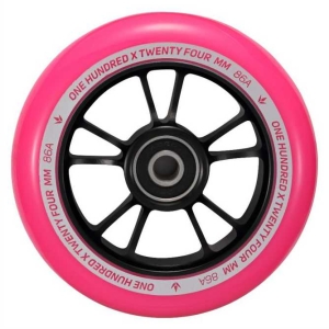 Blunt 10 Spokes 100mm Stunt Scooter Rolle | Black Pink