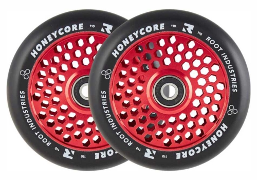 root honeycore black 110mm kółka hulajnogi wyczynowej rollen 2pack stunt scooter wheels red.jpg