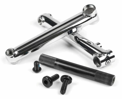 Salt Plus Pro 48 3pc BMX korby kurbel crankset chrome.webp