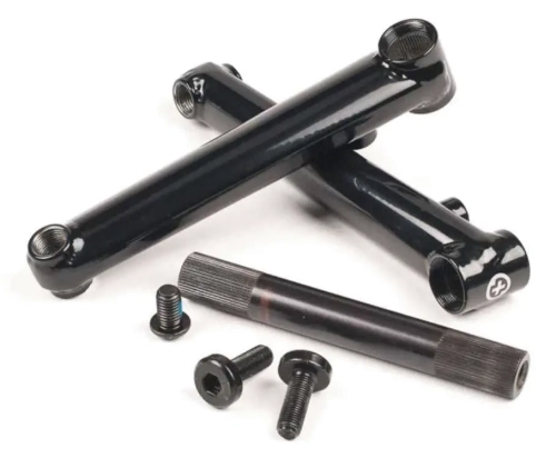 Salt Plus Pro 48 3pc BMX korby kurbel crankset black.webp