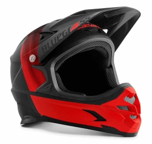 Bluegrass Intox Fullface Helm | Black Red
