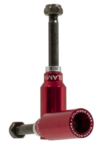 Slamm Cylinder pegi hulajnogi wyczynowej stunt scooter pegs red.webp