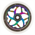 striker essence v3 110mm kółko hulajnogi wyczynowej rolle rader stunt scooter wheel white rainbow.webp