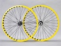 mafiabikes blad 29 komplet kół rowerowych Laufradsatz wheelie wheel set driver single yellow check (3).webp