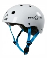 pro-tec junior classic fit kask skate bmx helmet helm gloss white.webp