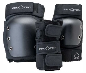 Pro-Tec Street Junior Skate Protektoren Set für Kinder | Black