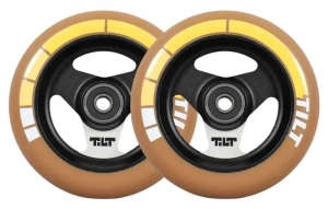Tilt Stage One 120mm Stunt Scooter Rollen 2-Pack | Gold Stripe
