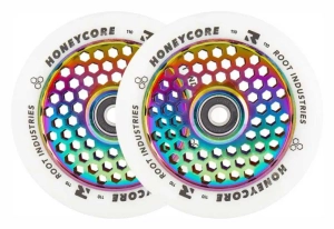 Root Honeycore 110mm Stunt Scooter Rollen 2-Pack | White Rocket Fuel