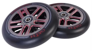 Oath Binary 110mm Stunt Scooter Rollen Wheels 2-pack | Titanium Red
