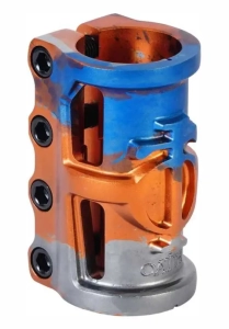 Oath Cage SCS V2 Stunt Scooter Klemme Clamp | Orange Blue Titanium