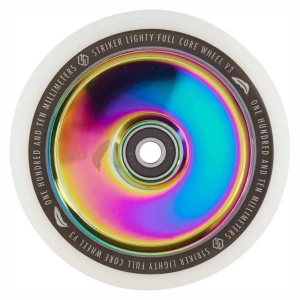Striker Lighty V3 110mm Stunt Scooter Rolle | White Rainbow