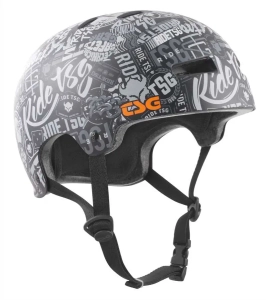 TSG Evolution Graphic Skate Helm | Stickerbomb