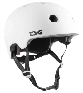 TSG Meta Solid Skate Helm | Satin White