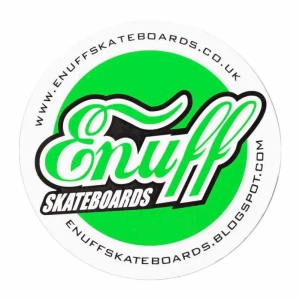 Enuff Rounded Aufkleber | Green