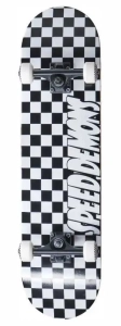 Speed Demons Checkers Skateboard | 8" Black