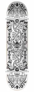 Speed Demons Bandana Skateboard | 7.75" Black White