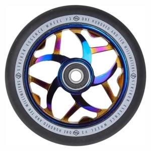 Striker Essence V3 110mm Stunt Scooter Rolle | Black Blue Neo