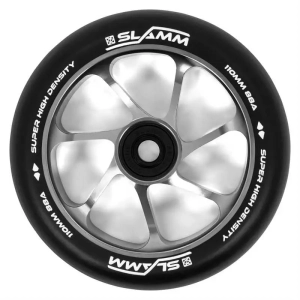 Slamm Team 110mm Stunt Scooter Rolle | Black Silver