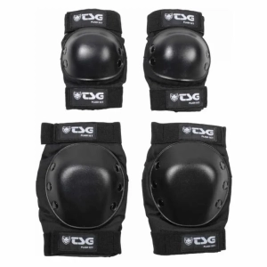 TSG Plain Skate Protektoren Set | Black
