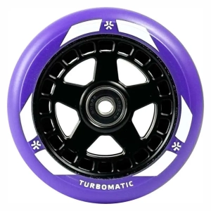 Union Turbomatic V2 110mm Stunt Scooter Rolle | Black Purple