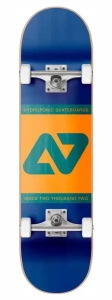 Hydroponic Block Skateboard | 7.875" Navy Orange
