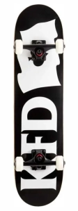 KFD Young Gunz Skateboard für Kinder | 7.25" Flagship Black