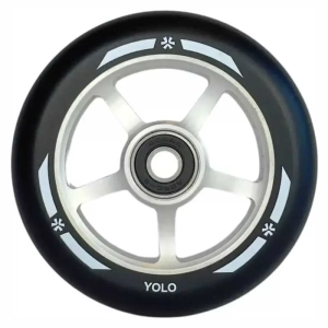 Union Yolo 100mm Stunt Scooter Rolle | Silver
