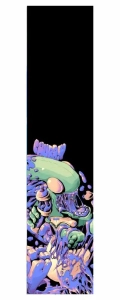Chubby Stunt Scooter Griptape | Purple Alien
