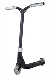 Striker Lux Youth Stunt Scooter | Clear Silver