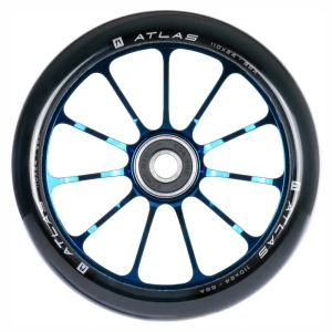 Ethic Atlas 110mm Stunt Scooter Rolle | Blue Chrome