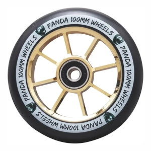 Panda Spoked v2 100mm Stunt Scooter Rolle / Wheel | Gold Chrome