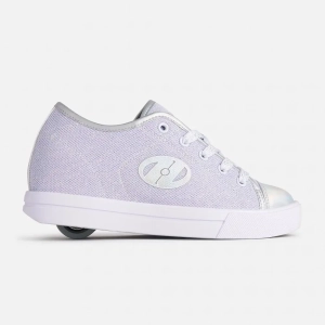 Heelys Classic Em Schuhe mit Rollen | Silver White Grey