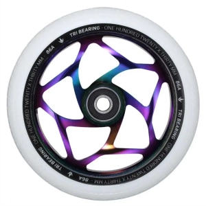 Blunt Tri Bearing 120 x 30mm Stunt Scooter Rolle / Wheel | Oil Slick White
