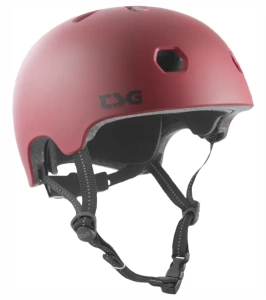 TSG Meta Solid Skate Helm | Satin Oxblood