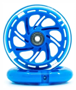 Core LED 110mm Scooter Rollen 2-Pack | Blue