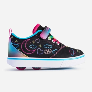 Heelys X2 Pro Prints Schuhe mit Rollen für Kinder | Black Hot Pink