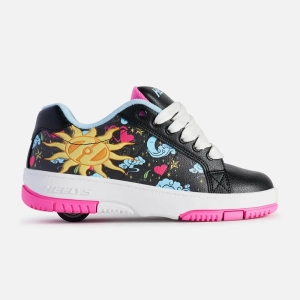 Heelys Kolect Prints Schuhe mit Rollen | Black Blue Neo Pink
