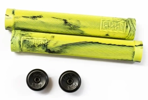 Cult Brandon Begin BMX Griffe | Lime Green Swirl 