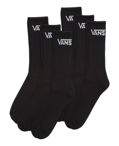 Vans Classic Crew Socken 6er-Pack | Black