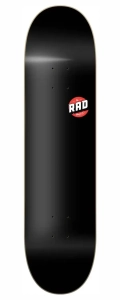 RAD Blank Logo Skateboard Deck | Black