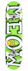 Meow Logo Skateboard | 7.75" Green