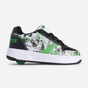 Heelys Kama Minecraft Schuhe mit Rollen | White Black Green